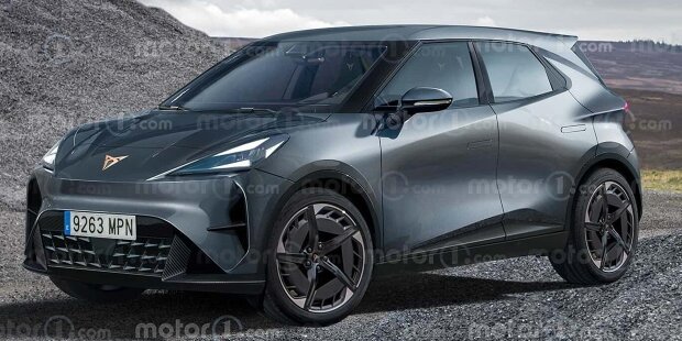 Cupra Raval (2025): Elektro-Kleinwagen im Motor1-Rendering