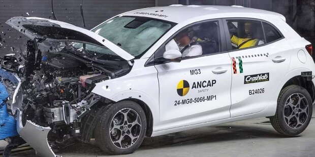 MG3 (2024) im Crashtest