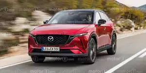 Mazda CX-5 (2026) gerendert von Motor1.com