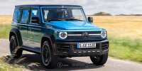 Mercedes Junior-G-Klasse im Rendering von Motor1.com