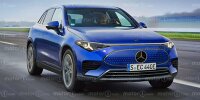 Mercedes GLC Elektro (2025) im Rendering von Motor1.com