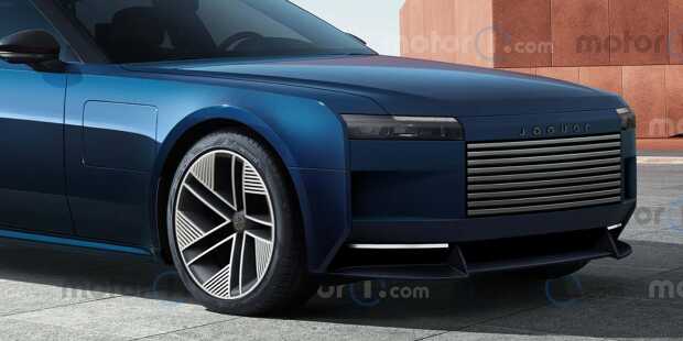 Jaguar Type 00 EV im Rendering