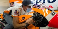 Marc Marquez besucht Barcelona-Fahrerlager