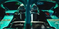Aston-Martin-Shakedown 2025 mit dem AMR25 in Sachir