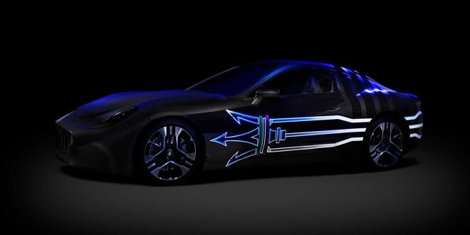 Neue Teaserbilder des 2023 startenden Elektro-Erstlings -  Elektro-Maserati hat über 880 kW