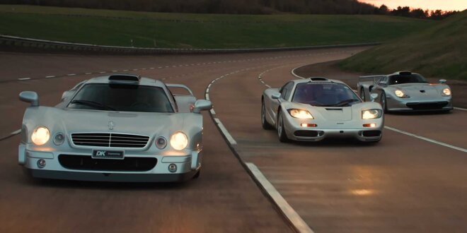  McLaren F1, Porsche 911 GT1 Evo, Mercedes-Benz CLK GTR - Vergleich der alten Supersportler