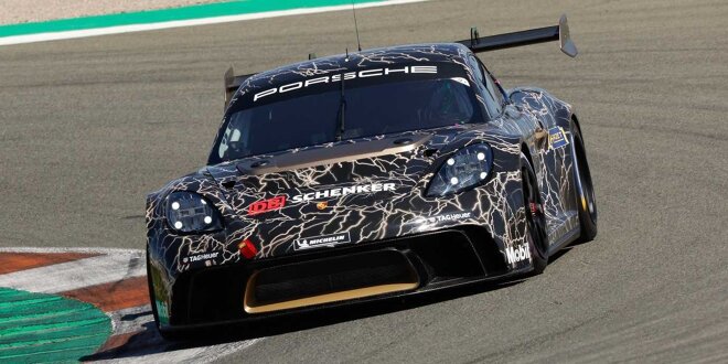 Porsche erprobt Antriebsstrang des Mission R - Versuchsträger mit Ölkühlung
