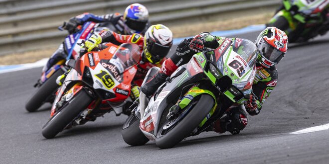 Kawasaki, Ducati und Yamaha auf dem Podium -  Rea ringt Bautista nieder