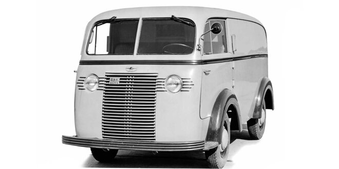 Jetzt sind Fotos eines bislang unbekannten Modells aufgetaucht - Opels VW-Bulli-Konzept von 1937