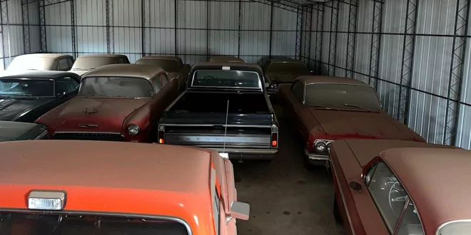 Diese Oldtimer setzen schon etwas länger Staub an - Chevrolets in Oklahoma entdeckt