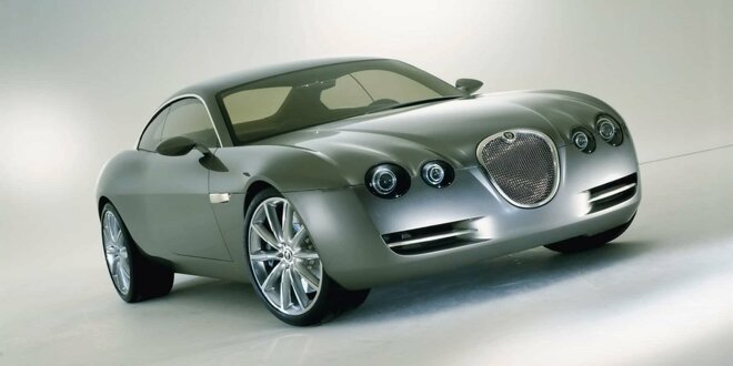 Inspiration aus der Vergangenheit und Blick in die Zukunft ... -  Jaguar R-Coupé Concept (2001)