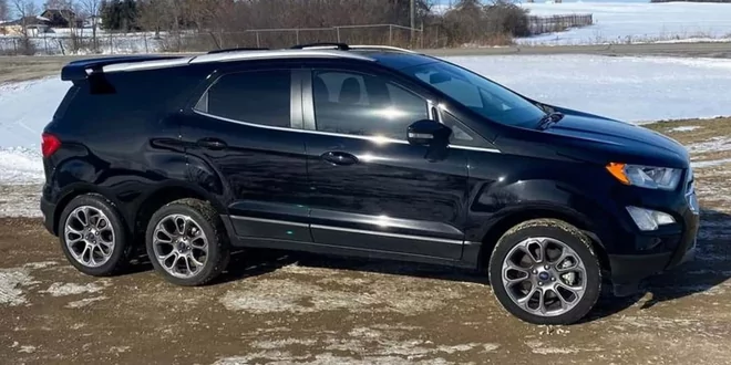 Der bizarre Umbau wird in den USA angeboten - Ford EcoSport mit 6 Rädern
