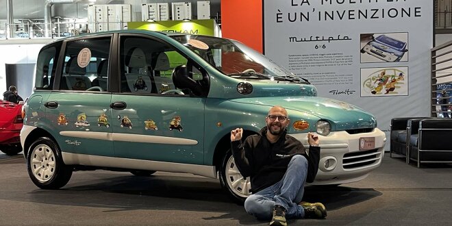 Comic-Design bei der Milano Autoclassica 2023 vorgestellt - Bizarrer Van wird zum Klassiker
