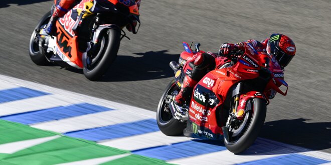 MotoGP-Liveticker Jerez: Zahlreiche Stürze im Training - Bagnaia am Freitag vor Vinales