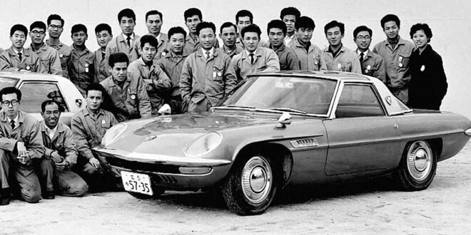 Aus der Wankelmotor-Studie ging die Cosmo-Modelle hervor -  Mazda 802 Prototype von 1963