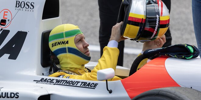 Nach Fahrt im Senna-Auto: Vettel zieht Vergleich - &quot;Das ist ein Riesensprung&quot;