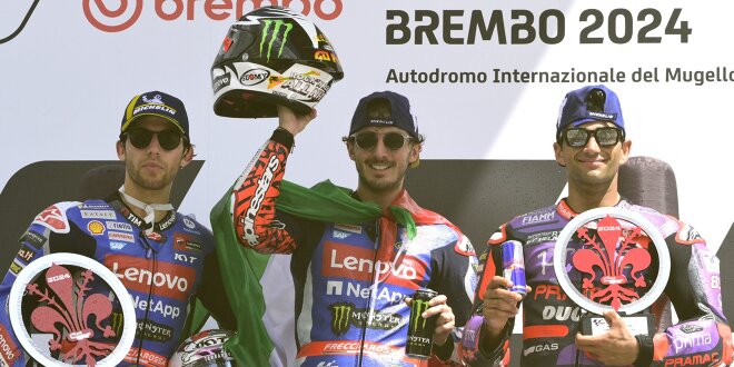 MotoGP Mugello: Bagnaia gewinnt vor Bastianini - LIVE: Doppelsieg für Ducati!