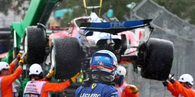 Crash auf dem Weg in Startaufstellung! - Leclerc vor Miami-Sprint  raus!