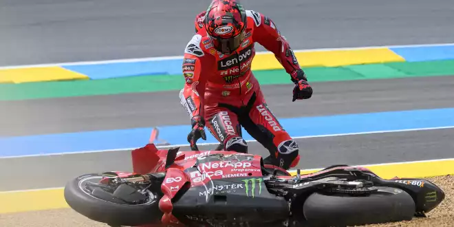 Francesco Bagnaia nach Sprint-Sturz weiterhin verloren - &quot;Kein Gefühl fürs Vorderrad&quot;
