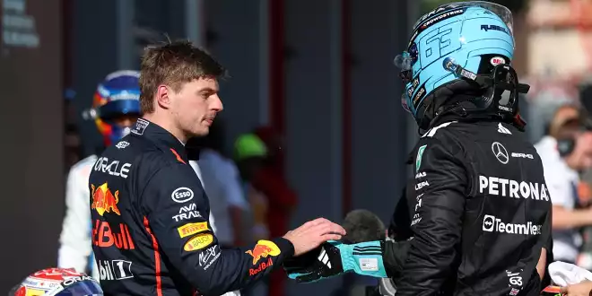 Trotz Mercedes-Gerüchten um Verstappen: Russell ohne Sorge - &quot;Jemand wie Max immer am Radar&quot;