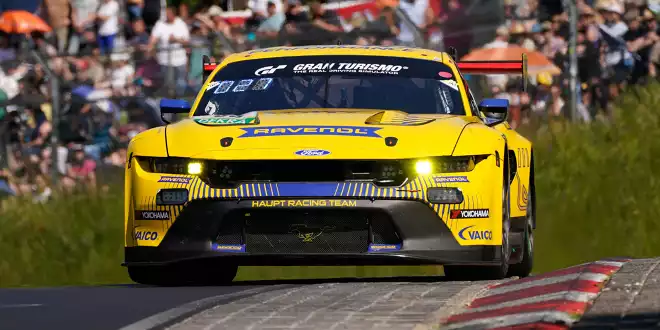 Doppelausfall, aber auch der vierte Gesamtrang für HRT -  Klassensieg für Ford Mustang GT3