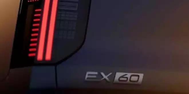 Teaserbild des &quot;elektrischen XC60&quot; zeigt bereits die Rücklichter -  Neues Modell Anfang 2026 