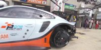 24h Le Mans 2018: Gulf-Porsche #86 fliegt ab