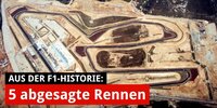 5 F1-Rennen, die abgesagt werden mussten