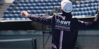 Aufschlag: Perez & Ocon beim Tennis