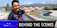 Barcelona: Hinter den Kulissen mit Alex Albon