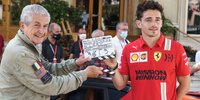Charles Leclerc bei Dreharbeiten in Monaco