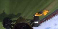 Crash zwischen Ryan Briscoe und Ryan Hunter-Reay
