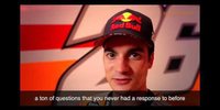 Dani Pedrosa grüßt die Honda-Fans