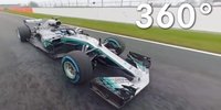 Der Mercedes W09 im 360-Grad-Video