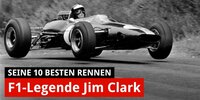 Die 10 besten Rennen von F1-Legende Jim Clark