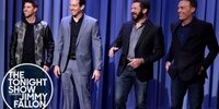 Die NASCAR-Finalteilnehmer in der "Tonight Show"