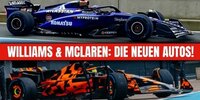 Die neuen Autos 2025: McLaren & Williams