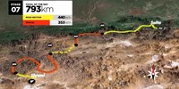 Die Route der Rallye Dakar 2016