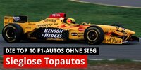 Die zehn besten Formel-1-Autos ohne Sieg