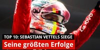 Die zehn größten Siege von Sebastian Vettel