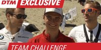 DTM-Teams treten im Sackhüpfen an