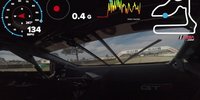 Eine Runde Rüttelpartie im Lamborghini in Sebring