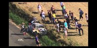 ERC: Heftiger Unfall bei der Barum-Rallye