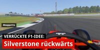 F1-Simulation: "Rückwärts"-Runde in Silverstone