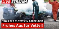 F1-Test Barcelona: Kein gutes Ende für Vettel
