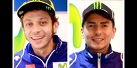 Fangrüße von Valentino Rossi und Jorge Lorenzo