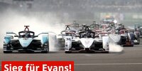 Formel E Mexiko: Evans siegt in turbulentem Rennen