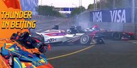 Formel E Peking: Unfall Villeneuve/Felix da Costa