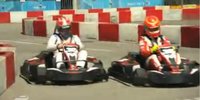 Formel-E-Stars auf der Kartstrecke
