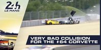 Heftiger Unfall von Marcel Fässler in Le Mans
